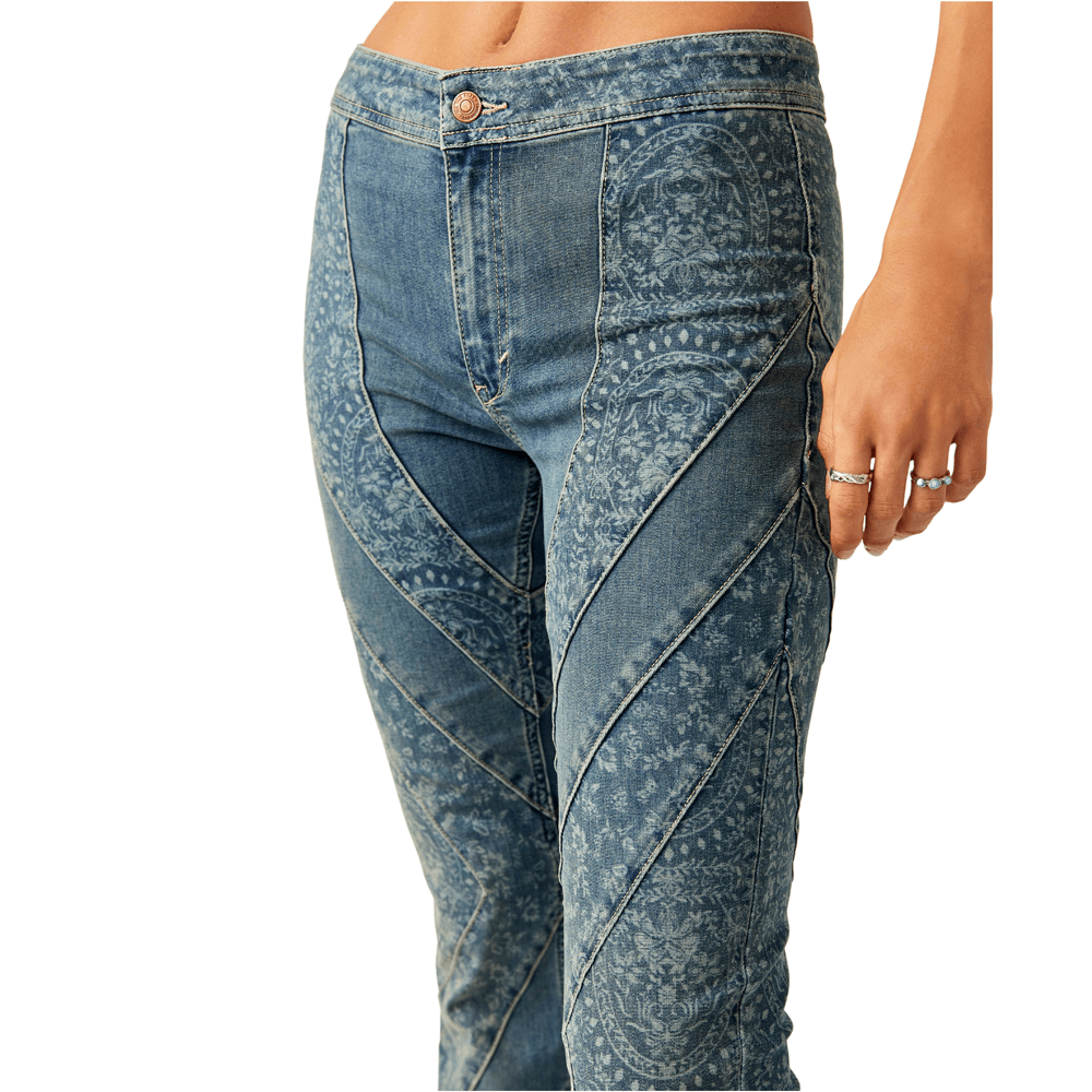Free people belle printed skinny pants sales